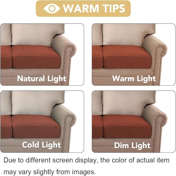 H.VERSAILTEX Super Stretch Individual Seat Cushion Covers - Image 7