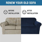 H.VERSAILTEX Stretch Velvet Sofa Covers - Image 5