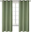 BGment Grass Green Black Out Curtains 63 Inch Long by BGment