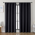 Simplebrand Ava Halloween Black Blackout Curtains by Simplebrand
