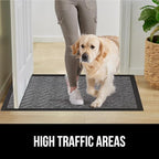 GORILLA GRIP 100% Waterproof All-Season WeatherMAX Doormat, US Designed Natural - Image 6