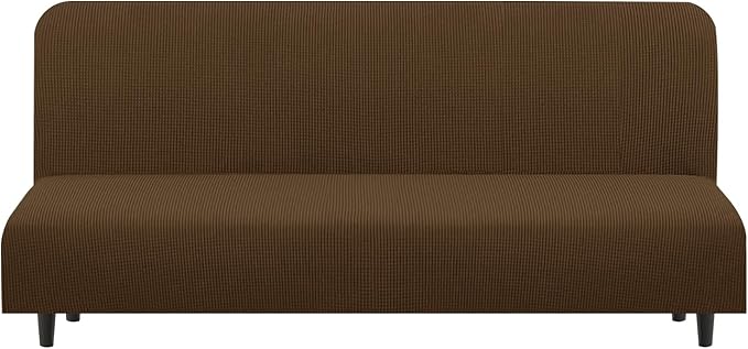 U-NICE HOME Stretch Futon Cover Armless Bed Slipcover by U-NICEHOME