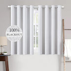 MIULEE Linen Texture Full Blackout Curtain by MIULEE