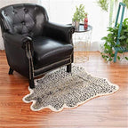 Leopard Print Rug, Faux Cowhide, Artificial Carpet, Simulation Cowhide - Image 5