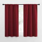 NICETOWN Christmas Burgundy Red Curtains Blackout Drape Panels by NICETOWN