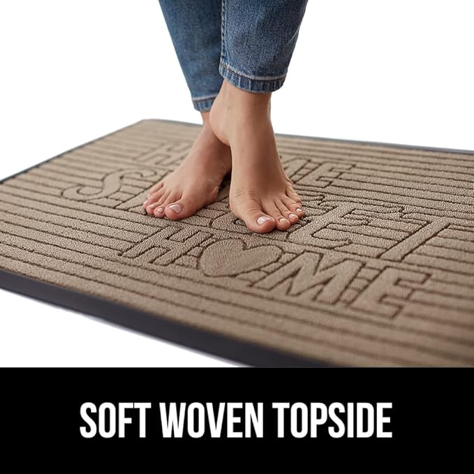 GORILLA GRIP 100% Waterproof All-Season WeatherMAX Doormat 35x23, US Designed - Image 7
