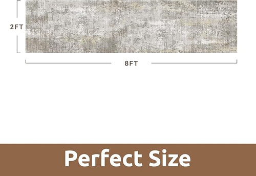 AMOAMI 2 x 8 Hallway Runner Rug Non Slip Super Soft Long Runner Rugs Machine - Image 2