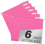 pmybupo Hanging File Folders,25 Pack Yellow Letter Size Hanging File Folders with 1/5-Cut Tabs,Ideal for Home and Office Organization and Papers Classification