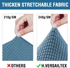 H.VERSAILTEX 4 Piece Stretch Sofa Covers - Image 3