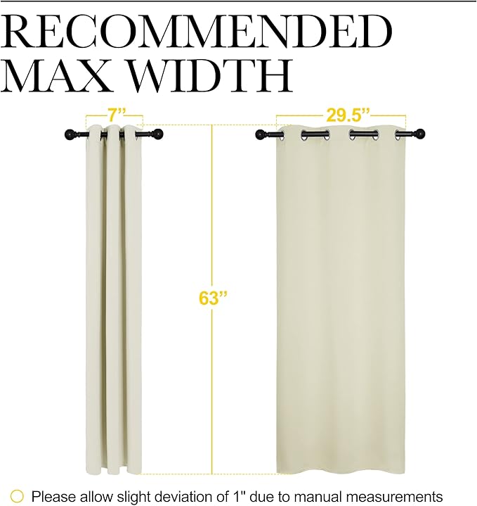 NICETOWN Kitchen Curtains, Short Curtains - Image 6
