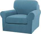 Turquoize 2 Piece Chair Covers Armchair Slipcovers by Turquoize