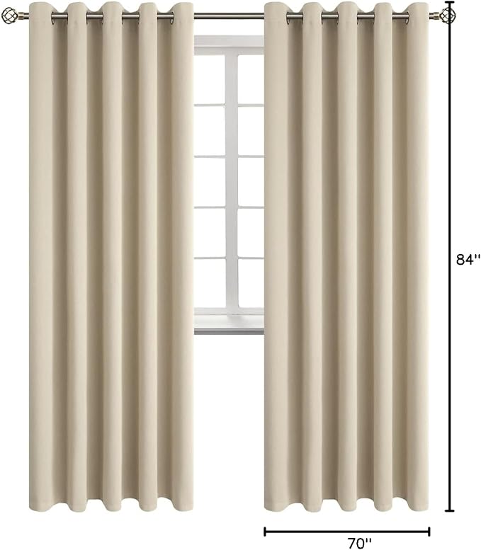 BGment Room Darkening Curtains 84 Inches Long - Image 9
