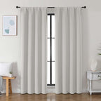 Simplebrand Ava Natural Blackout Curtains by Simplebrand