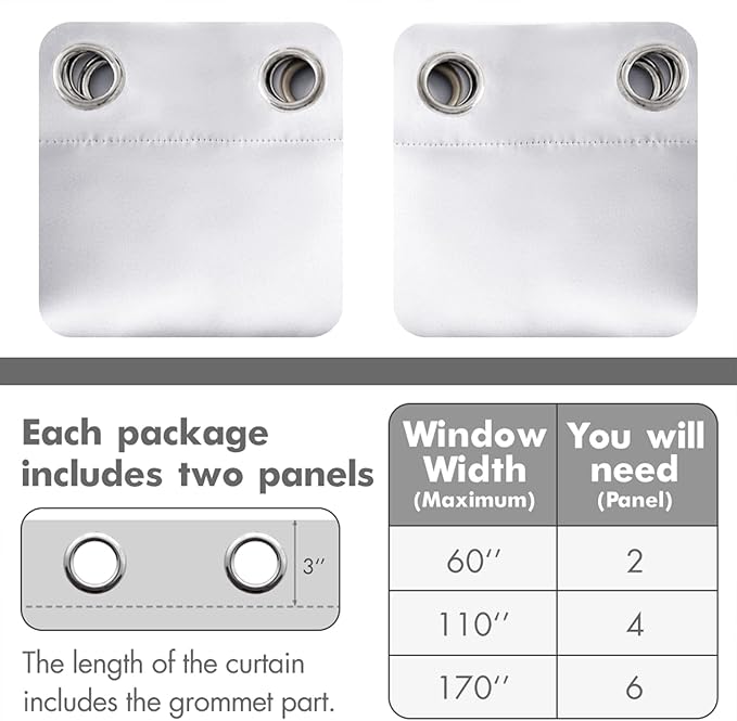 MIULEE Blackout Curtains 96 Inches Long - Image 6