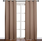 NICETOWN Window Treatment Thermal Insulated Solid Grommet Blackout - Image 2