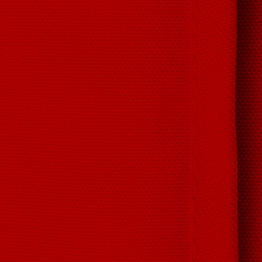 Lann's Linens - 4' Premium Fitted Tablecloth for 48" x 24" Rectangular Table - Wedding/Banquet/Trade Show - Polyester Cloth Fabric Cover - Red