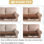 H.VERSAILTEX Velvet Stretch Couch Cushion Cover Plush Cushion Slipcover - Image 6