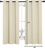 NICETOWN Kitchen Curtains for Decoration, Thermal Insulated Grommet Room - Image 9