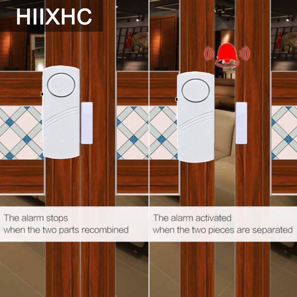 Personal Security Window & Door Alarm Bell | Wireless Sensor Door Window Burglar Alarm | Pack of 10
