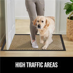 GORILLA GRIP 100% Waterproof All-Season WeatherMAX Doormat US Designed Natural - Image 6