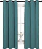 NICETOWN Kitchen Curtain Panels Blackout Draperies, Thermal Insulated Solid - Image 2
