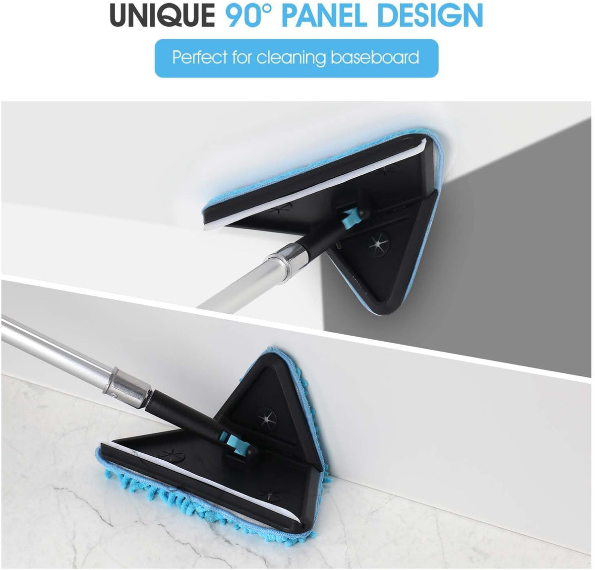 20ft Painted Wall Mop, 12ft Extension Pole, High Ceiling Cleaning Tool