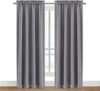 DWCN Blackout Curtains Room Darkening Thermal Insulated Bedroom Curtains Window - Image 9