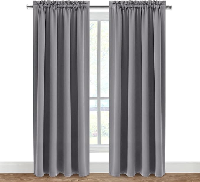 DWCN Blackout Curtains for Bedroom – Thermal Insulated Energy Saving Drapes for - Image 9