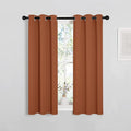 NICETOWN Burnt Orange Window Curtains Blackout Drapes, Thermal Insulated Solid by NICETOWN