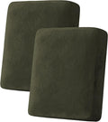 H.VERSAILTEX Velvet Stretch Couch Cushion Cover Plush Cushion Slipcover by HVERSAILTEX