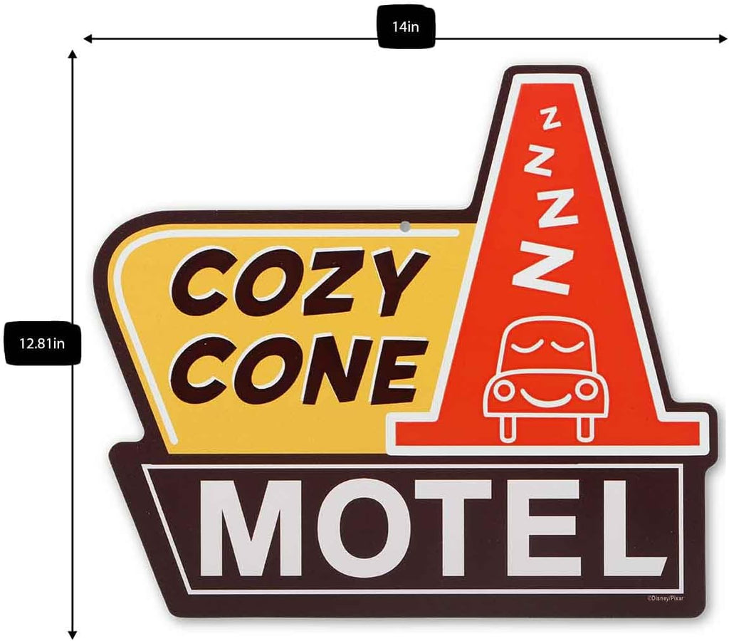 Disney Pixar Cars Cozy Cone Motel Metal Wall Sign