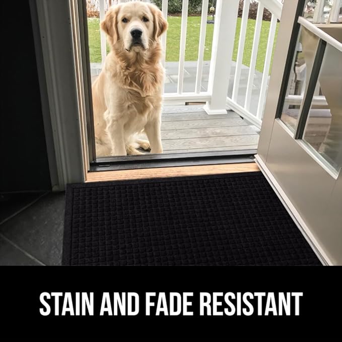 GORILLA GRIP® Ultra Absorbent Front Door Mat Outside Entrance 35x23, Traps Dirt - Image 9