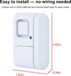UltraPro Personal Security Window and Door Alarm, 4 Pack, Wireless Chime