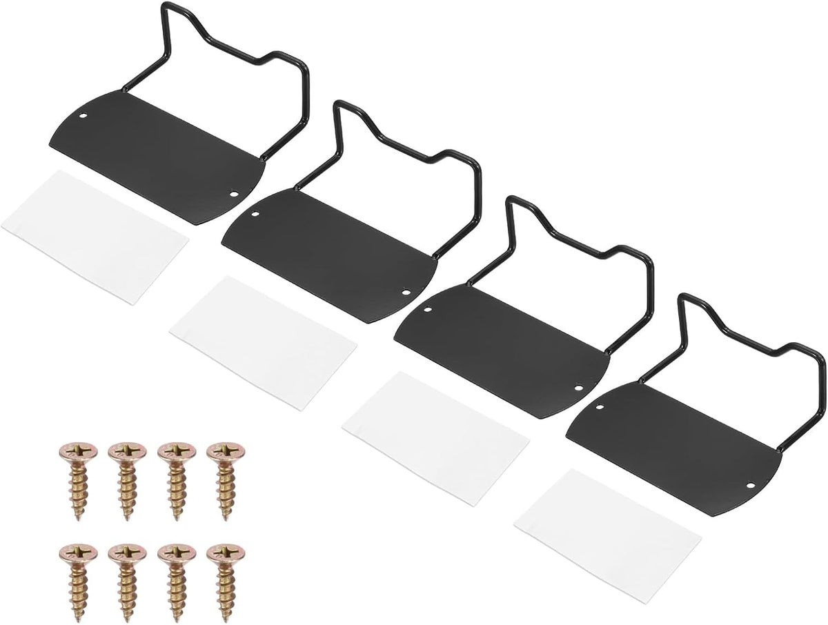 uxcell 2pcs Mattress Slide Stopper 5.5" x 2" Mattress Retainer Bar to Black