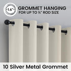 SimpleHome 100% Blackout Curtains - Image 5