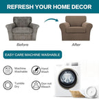 Turquoize 2 Piece Chair Covers Armchair Slipcovers - Image 7