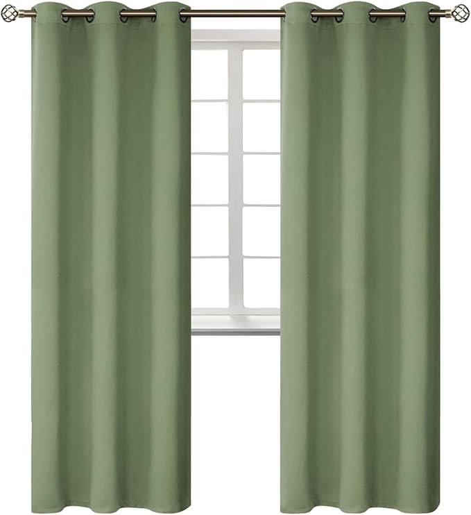 BGment Room Darkening Curtains 84 Inches Long by BGment