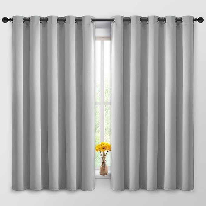 Yakamok Blackout Curtains Room Darkening Thermal Insulated Window Panels by Yakamok