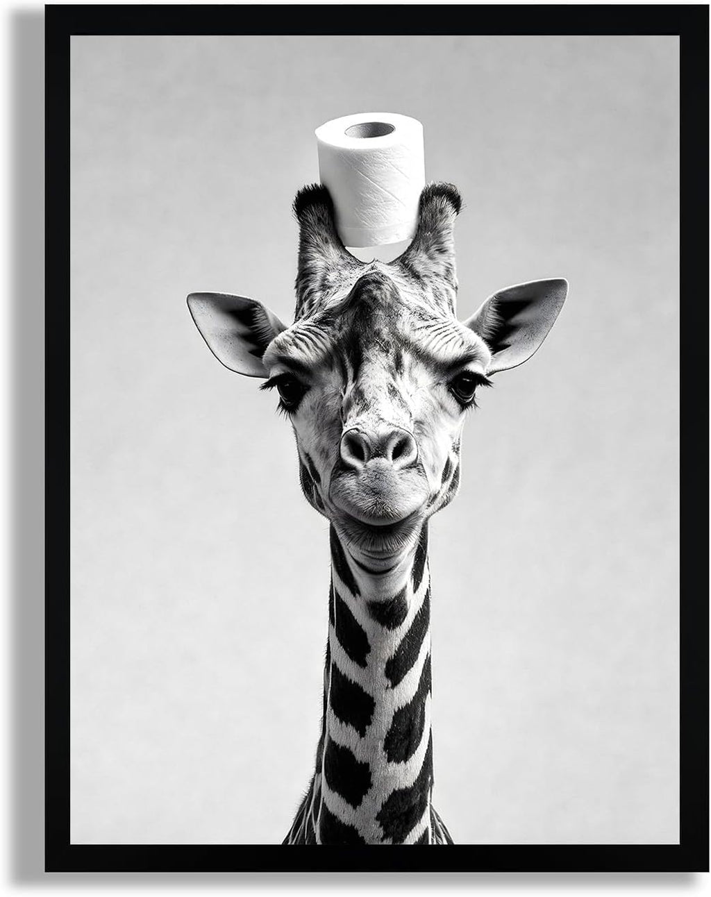 Framed Funny Bathroom Wall Art