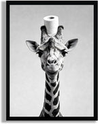Framed Funny Bathroom Wall Art
