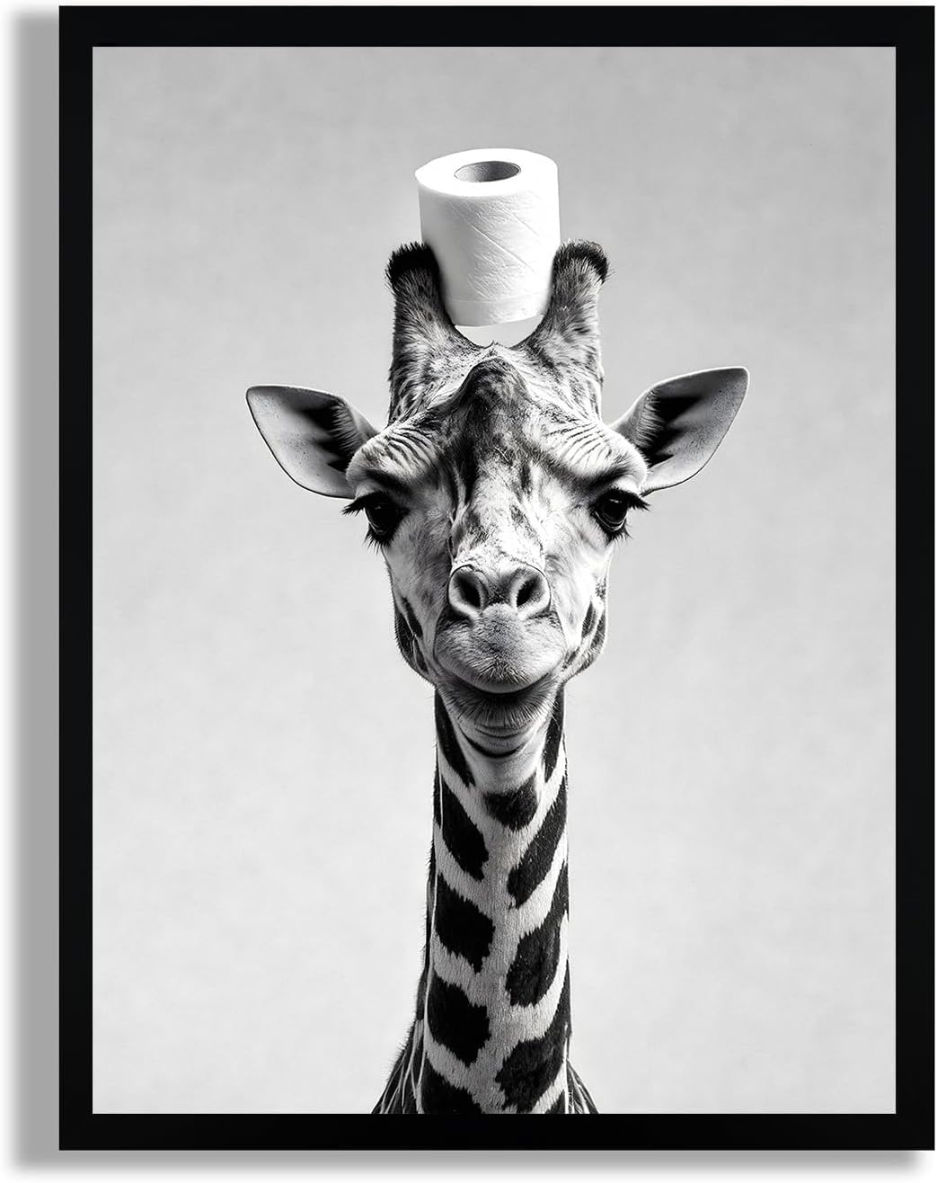 Framed Funny Bathroom Wall Art