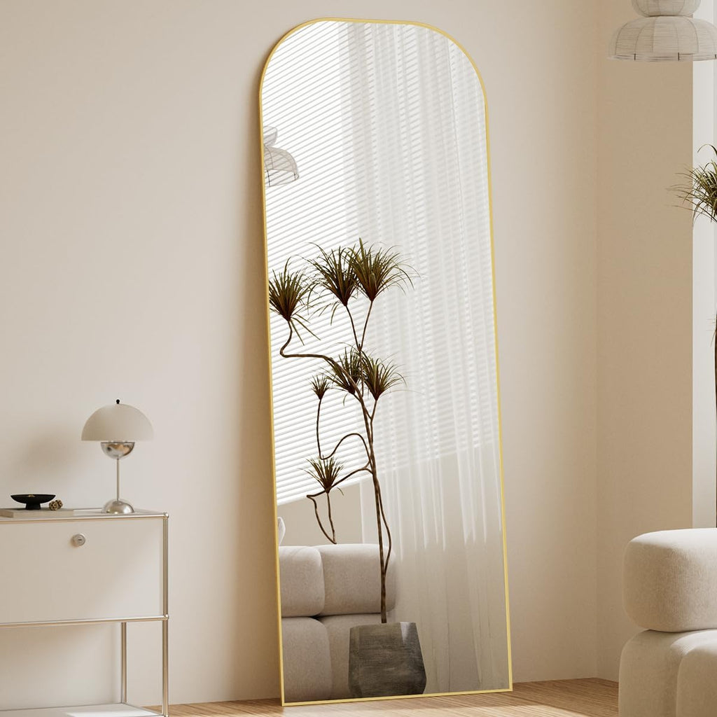 Koonmi Full Length Mirror, 56"x21" Mirror Full Length with Stand