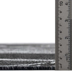 Unique Loom Outdoor Botanical Collection Area Rug - Leaf (2' x 6' 1" Runner, Ivory Charcoal)