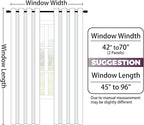 Yakamok 100% Blackout Curtains 84 Inch Length 2 Layers, Light Blocking Thermal - Image 7
