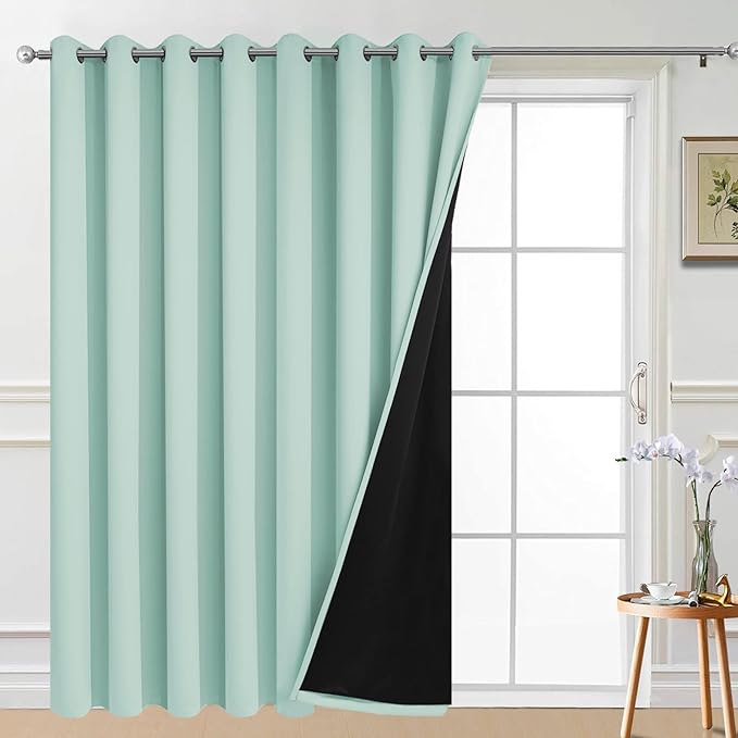 Yakamok Extra Wide 100% Blackout Full Shading Curtains by Yakamok