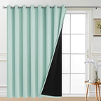Yakamok Extra Wide 100% Blackout Full Shading Curtains by Yakamok