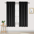 DWCN Black Room Darkening Blackout Curtains by DWCN