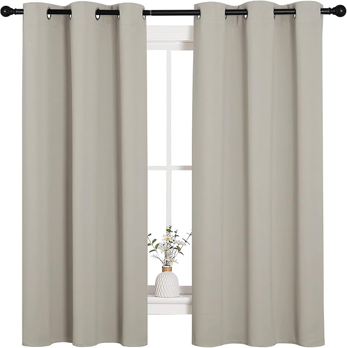 NICETOWN Natural Blackout Curtains - Image 2
