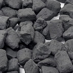 Midwest Hearth Ceramic Embers for Gas Fireplace (1-lb Bag, Black)