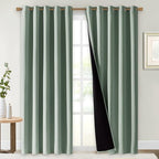 NICETOWN 100% Blackout Window Curtain Panels, Cold and Full Light Blocking by NICETOWN